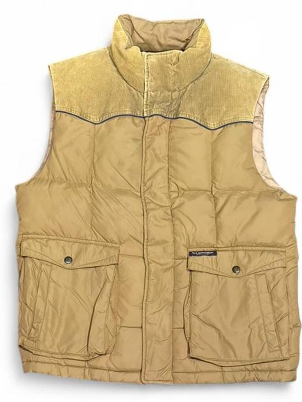 Y2K Polo Ralph Lauren Jeans Corduroy Puffer Vest Jacket